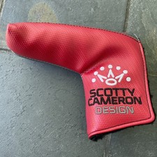 Titleist Scotty Cameron Design Blade Milled Putters Golf HeadCover Grey/Red MINT