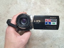 Sony Handycam HDR-CX190E Digital Video Camera Recorder Camcorder Retro Black Y2K