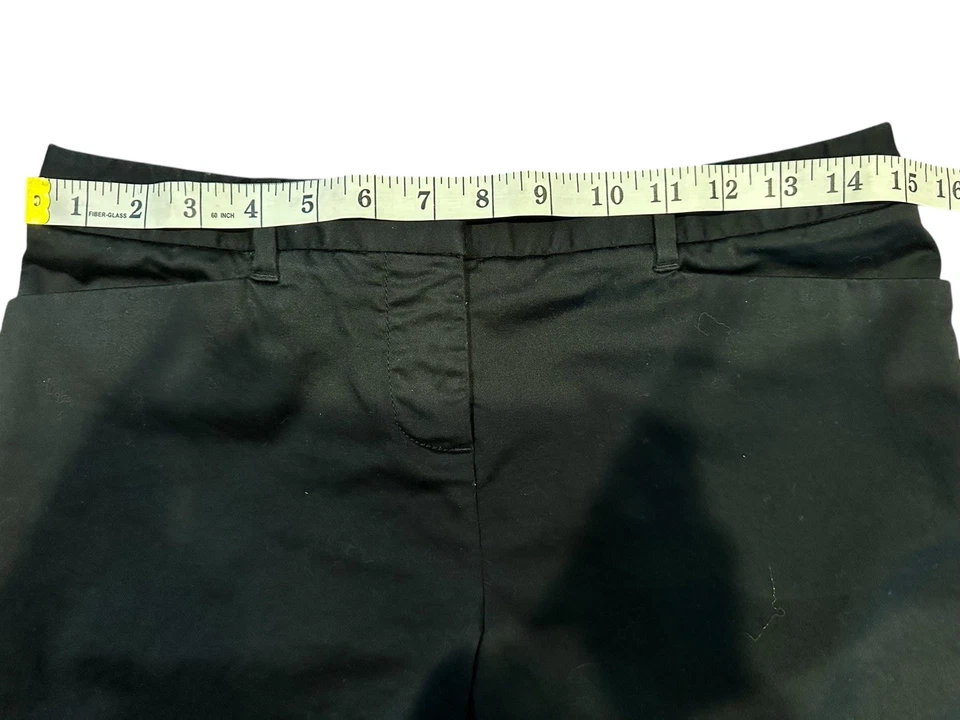 Women’s Fashion Bug Y2K Black Cotton Stretch Mid Rise Bermuda Casual Shorts 6 - Image 4 of 4