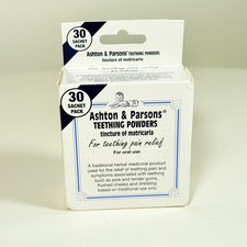 Ashton & Parsons Teething Powder 3m+ 30 Sachets Natural Baby Remedy - NEW