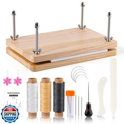 JUPEAN Book Binding Kits, Bookbinding Supplies, Bookbinding Kit for Beginners