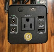 Portable Power Station 150W 48000mAh Rechargeable 5 Outputs, AC Outlets