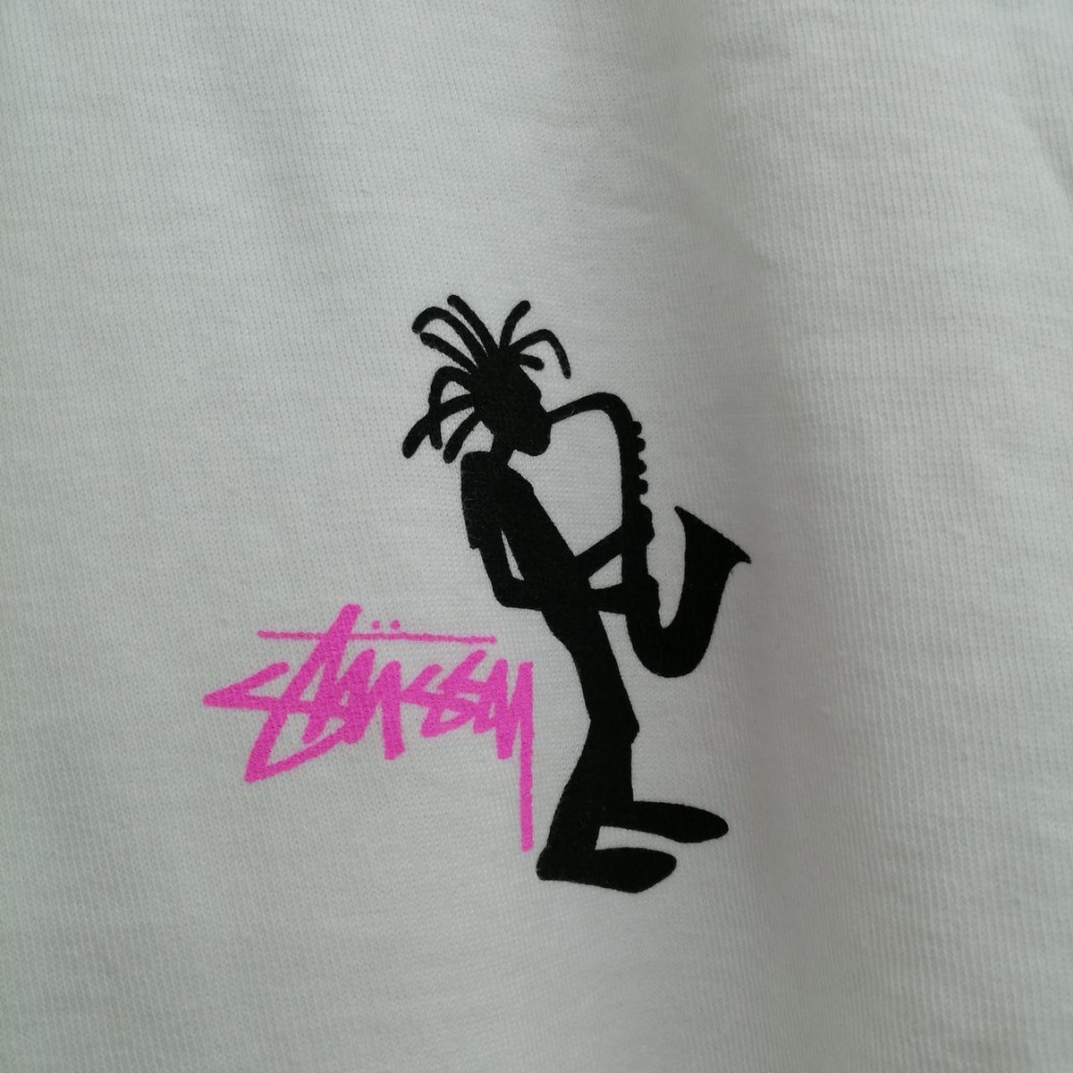 Excellent Stussy Rn 94974 Shadowman Jazzman T-Shirt | eBay
