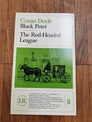 ER Easy Readers Black Peter The Red-Headed League Sir Arthur Conan Doyle 1980