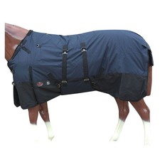 72" Hilason 1200D Winter Waterproof Turnout Horse Blanket Belly Wrap Navy