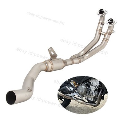 For RS660 Tuono 660 2021-2025 Exhaust Header Pipe Connect 51mm Muffler Link Tube