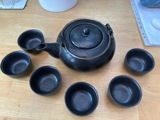 Quangs Traditional Bat Trang Ceramic Tea Set From North Vietnam