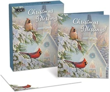 Lang  Christmas Friends Boxed Christmas Cards 18ct  w