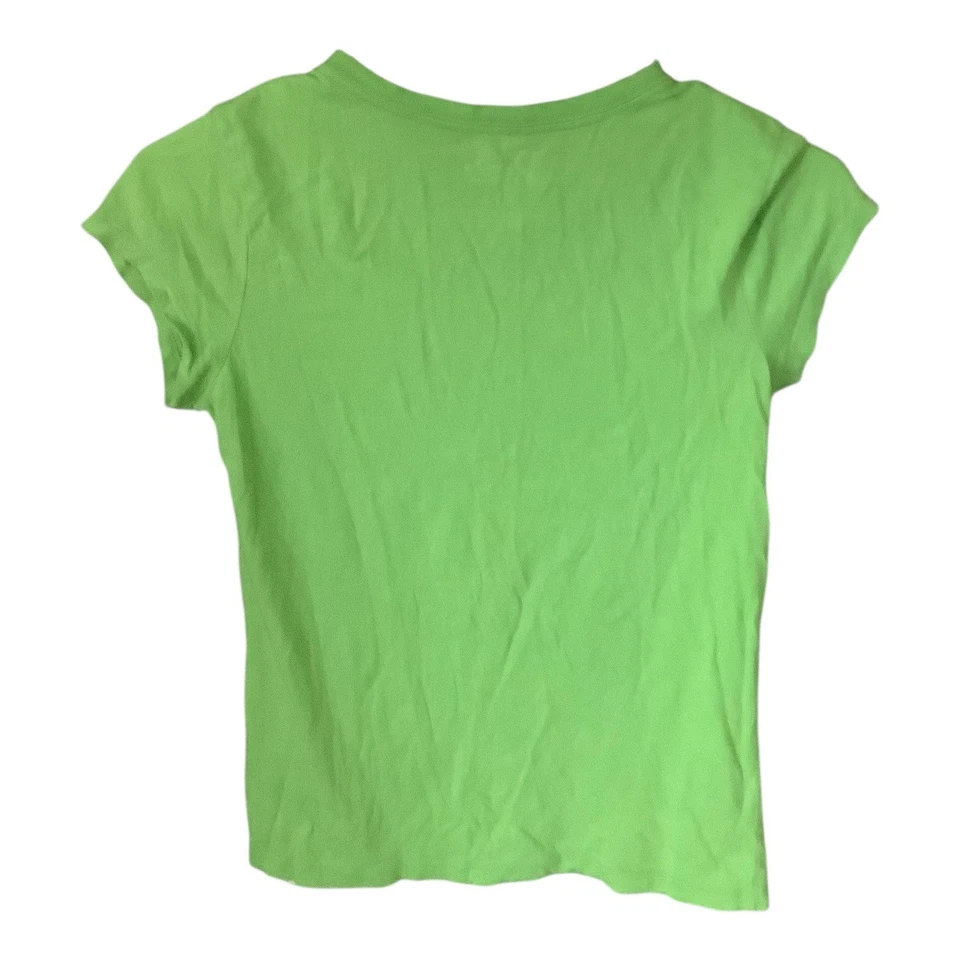 Camiseta gráfica P.S From Aeropostale Girls Est New York 2009 talla XL 14 verde Foto 2 de 4