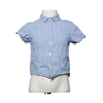 H&M, Kurzarmhemd, Größe: 104, Blau, Baumwolle, Gepunktet, Jungen #rrg