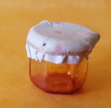Pot de confiture en plastique et tissus ..... (Ref. 4185)