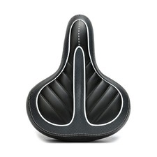 Comfort Extra Wide Big Bum Bike Bicycle Seat Saddle Gel Soft Pad Sporty Cycling