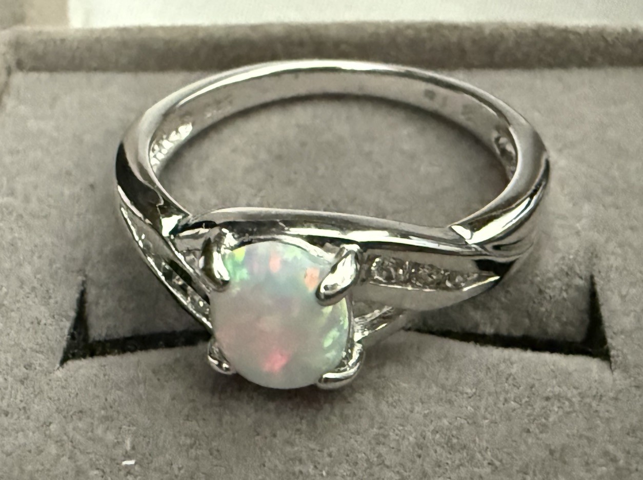 Gold Sterling Silver Ring Interchangeable Gemston… - image 20