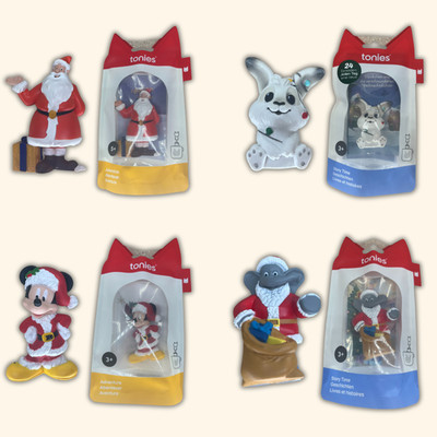 TONIES Weihnachtsmann & Co. KG FLöckchen Micky Benjamin Blümchen Figuren NEU OVP