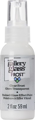 FolkArt Gallery Glass Paint 2oz-Frost Clear
