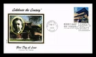 DR JIM STAMPS US COVER ROBIE HOUSE CHICAGO CELEBRATE CENTURY FDC COLORANO SILK