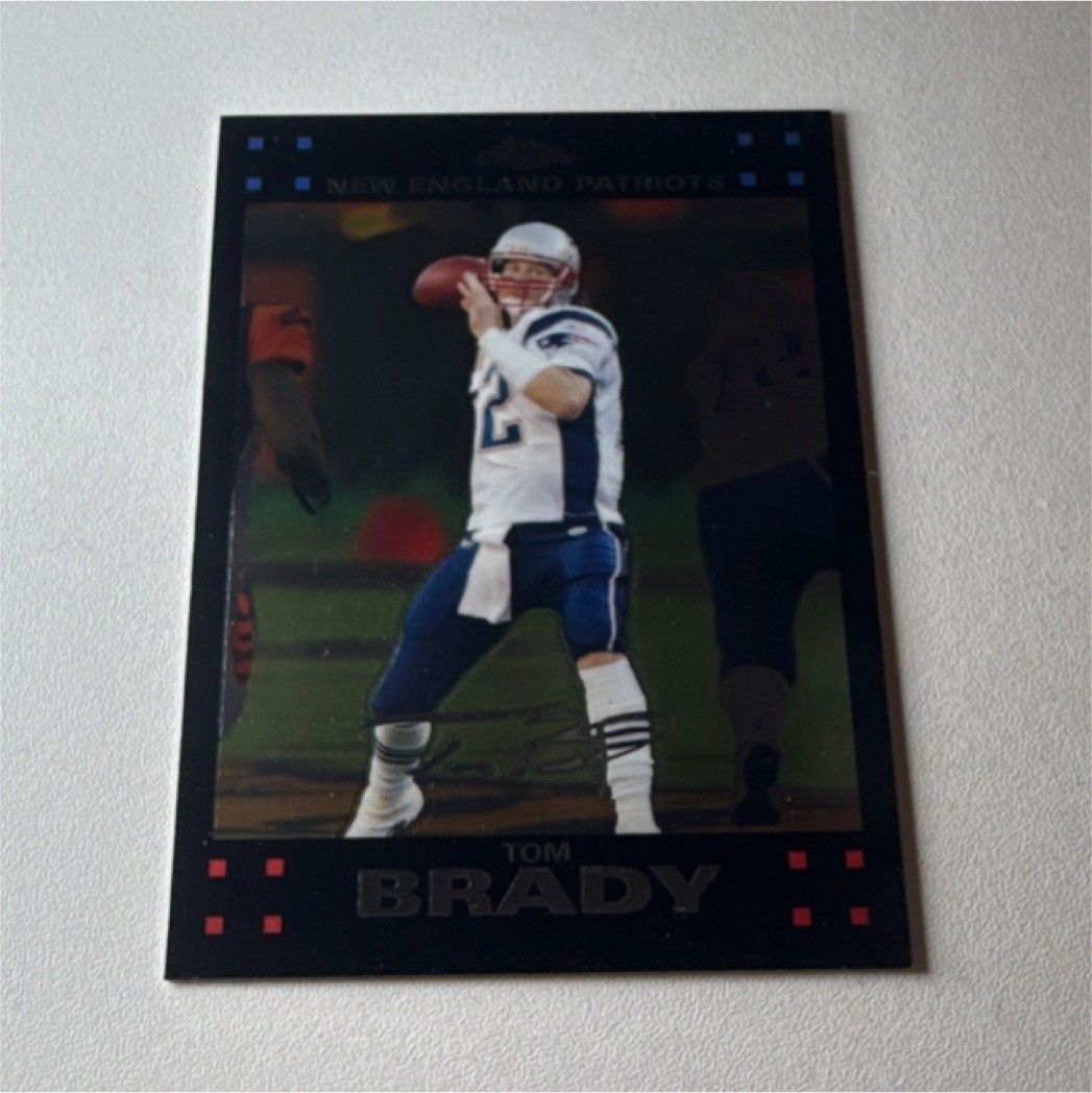 2007 Topps Chrome Tom Brady #TC6 New England Patriots NFL Football Card