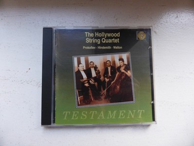 CD The Hollywood String Quartet Prokofiev Hindemith Walton