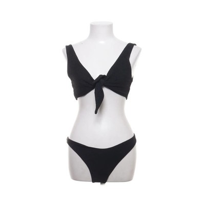 Index, Bikini, Größe: M, Polyamid, Schwarz, Rippenstrick #naq