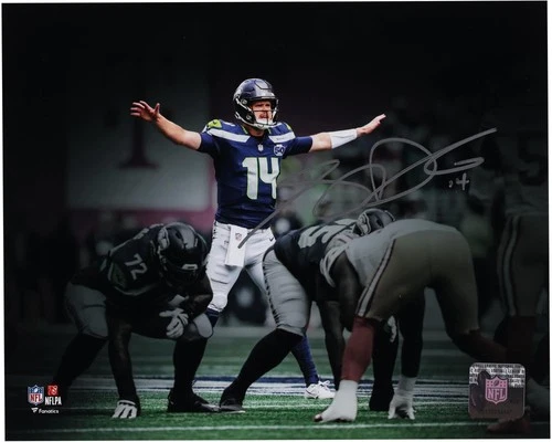 Sam Darnold Seattle Seahawks Autographed "8 x 10" Line of Scrimmage Photograph