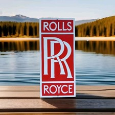 Vintage Stil Alt Werbung Werkstatt Schild H&ouml;hle Antik ROLLS ROYCE Service