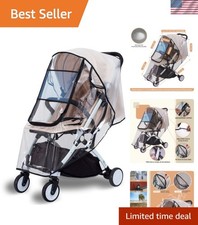 Stroller Rain Cover, Universal Stroller Accessory, Baby Travel Weather Shield...