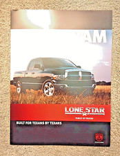 2004 Dodge Ram Sales Brochure, "LoneStar" Edition 8 pg Foldout Original