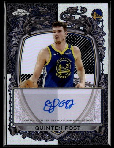 2025 Topps Chrome Quinten Post Signature Style (RAW)