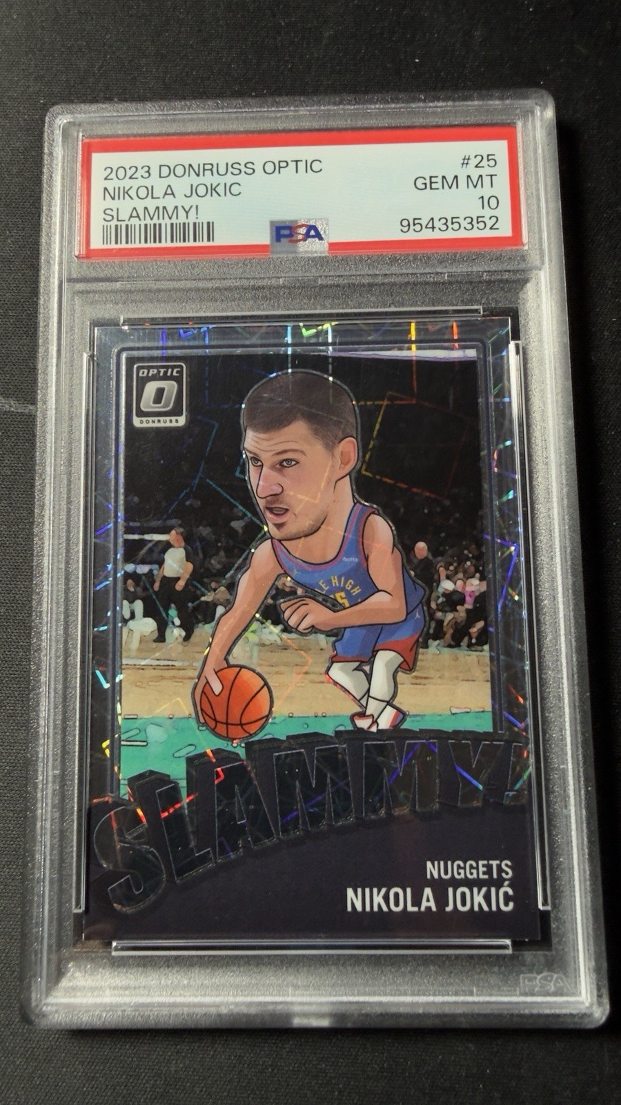 Nikola Jokic 2023 Donruss Optic Slammy! PSA 10