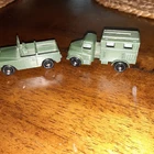 Lesney Matchbox England 2 Pieces. Land Rover II & Austin MK 2 Radio Truck. Nice