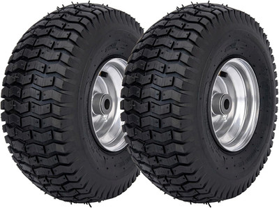 15X6.00-6 Lawn Mower Tire Riding Mower Tire and Wheel Front Tire Compatible with