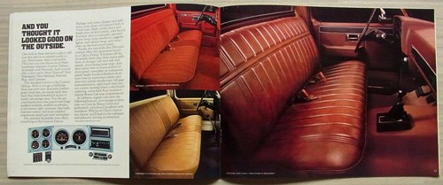 CHEVROLET PICKUPS Full Size USA Sales Brochure For 1982 #4091 FLEETSIDE Stepside - Picture 5 of 6