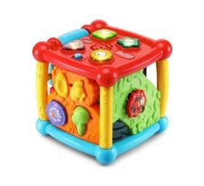VTech Busy Learners Activity Cube Multicolor Toddler Learning Toy 6 Months to...