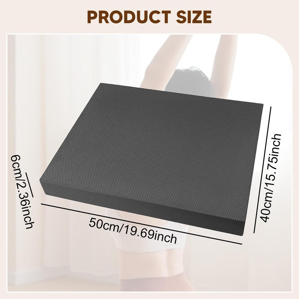 Balance Pad Foam Mat Wear Resistant Sweatproof Stability Training Core ...