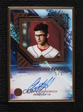 2021 Bowman Transcendent Collection Rose Gold 1/1 Austin Hendrick Auto 1n2n