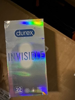 Durex Invisible Super Ultra Thin Condoms for Men| Exp. 08/2029