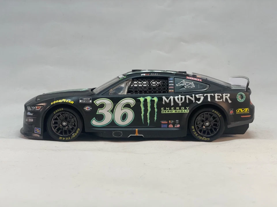 2023 Riley Herbst Monster Energy 1/24 Custom Nascar Diecast - Image 3 of 4