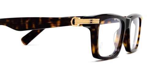 CARTIER CT0420O-002 Gafas Cuadradas Doradas Habana 53mm AUTÉNTICAS - Imagen 4 de 8