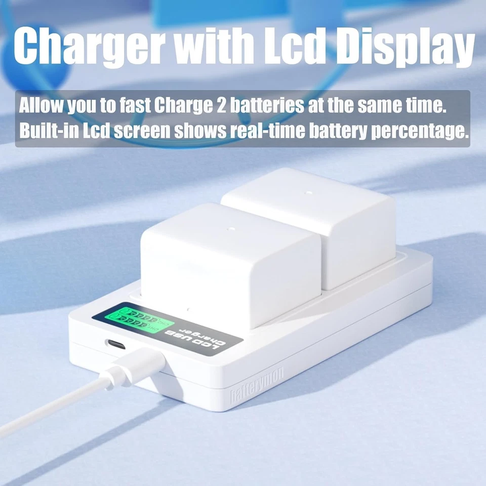 2-Pack Battery and Charger for Arlo Pro 4 Pro 3 Ultra 2 and Ultra Camera - Image 4 of 4