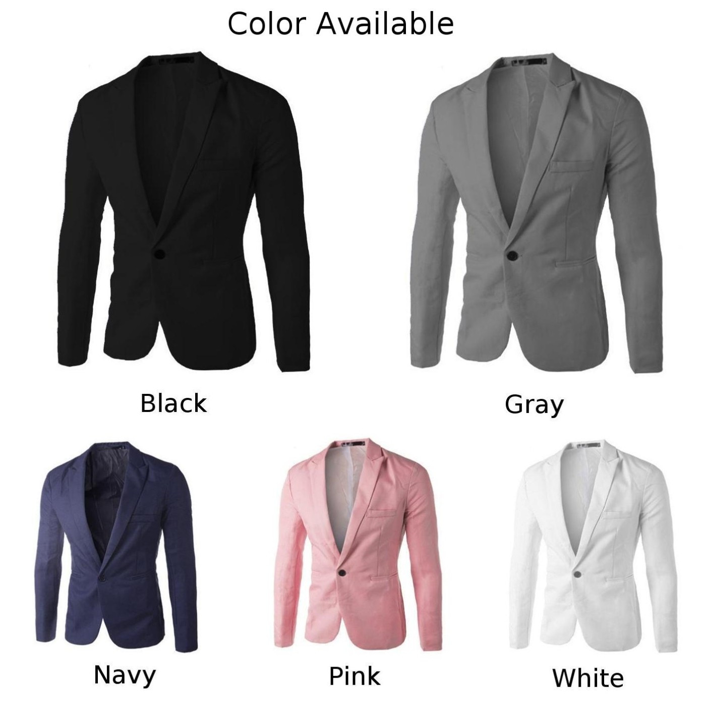 Herren Slim Fit Anzug Mantel Tops in Formell Business Arbeit Blazer Jacke Design