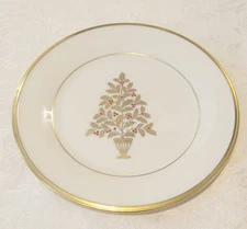 Lenox Eternal Christmas Salad Plate Discontinued and Hard to Find Rare - Seconds