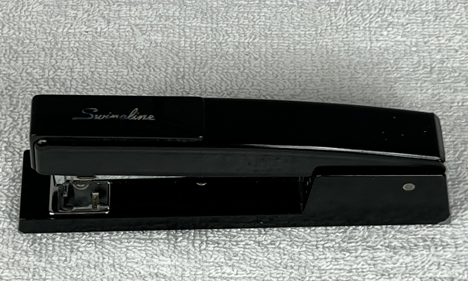 Swingline Stapler 444 Model 94-02 Metal Desktop Black Made in USA, Vintage-image