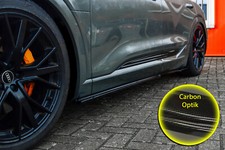 Seitenschweller Sideskirts aus ABS passend für Audi E-Tron Quattro Carbon Optik
