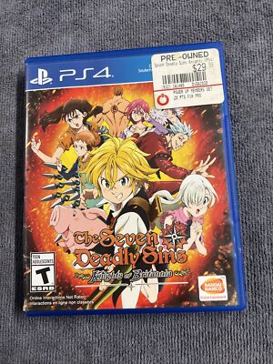 Seven Deadly Sins: Knights of Britannia (Sony PlayStation 4, 2018) Good