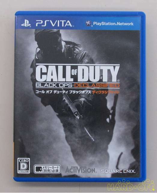 SPvitaブラックオプス SPvitaブラックオプス SQUARE ENIX PS VITA Soft Call of Duty