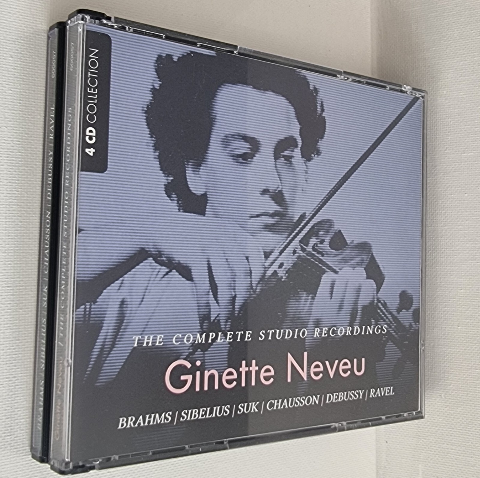 Ginette Neveu – The Complete Studio Recordings  4cd Brahms Chopin Falla Ravel EX