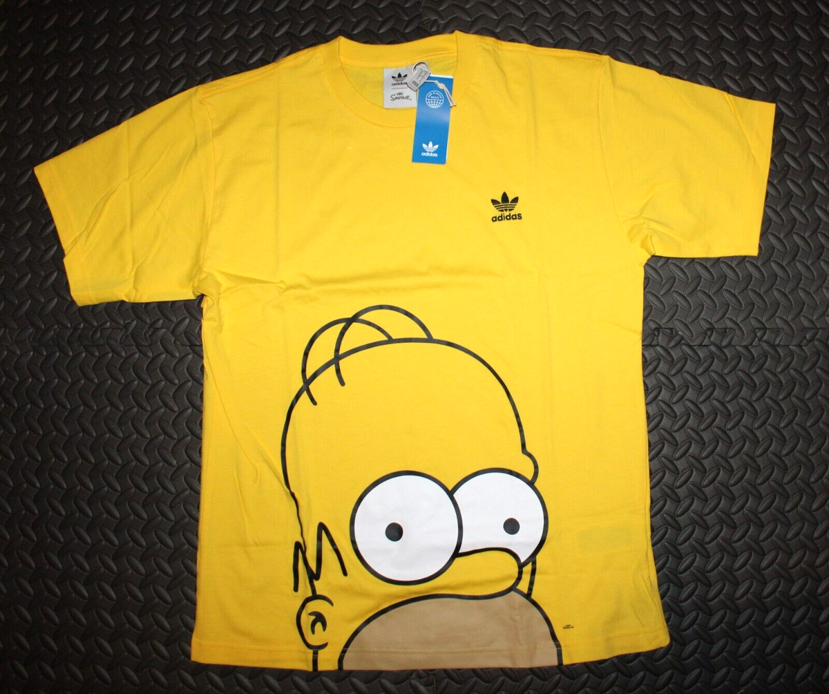 NEW MENS ADIDAS ORIGINALS SIMPSON'S HOMER TREFOIL TEE SHIRT