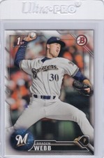 2016 BOWMAN DRAFT 1ST RC BRADEN WEBB MILWAUKEE BREWERS FIRST ROOKIE H5646