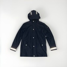 AIGLE Kids Unisex Fleece-Lined Water-Resistant Rain Jacket Navy Size 12