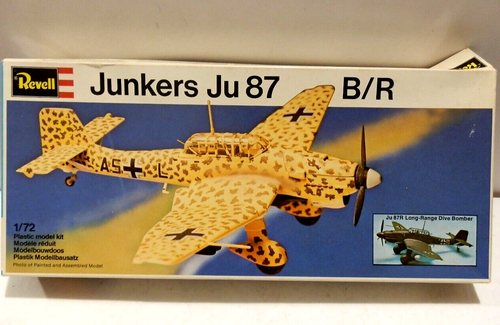 Revell 1/72 Junkers Ju 87 B/R Dive Bomber Modellbausatz 1981